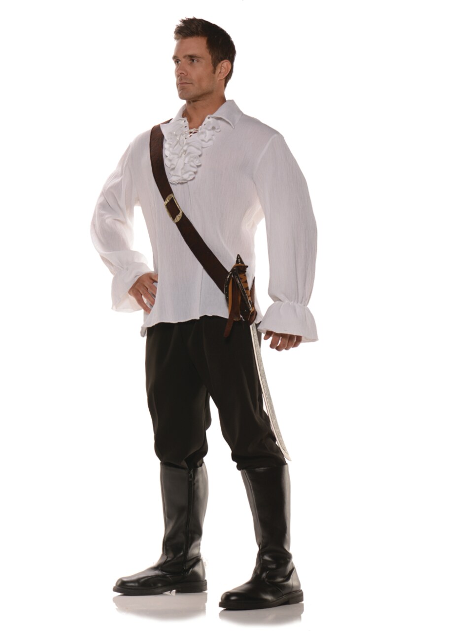 Adults Medieval Knight Squire Brown Sword Belt Costume Accessory